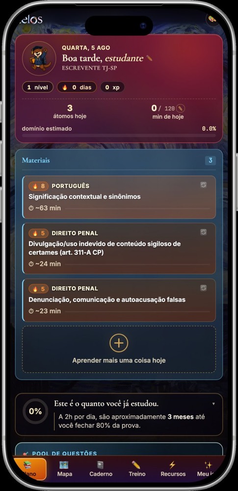 O dia montado