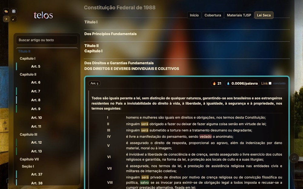 Apostila interativa de lei seca